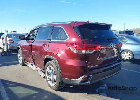 2018 Toyota Highlander Limited z USA, uszkodzony, nr VIN 5TDDZRFH2JS874440
